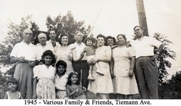 1945 - Various Friends & Family,    Tiemann Ave