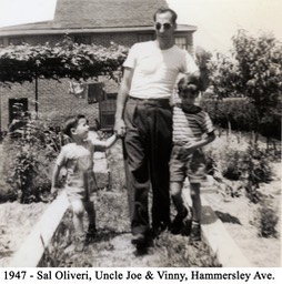 1947 - Sal Oliveri, Uncle Joe &    Vinny, Tiemann Ave