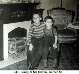 1947 - Vinny & Sal Oliveri, Garden    St