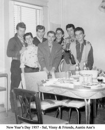 New Year's Day 1957 - Sal Oliveri,   Vinnie & Friends, Auntie Ann's
