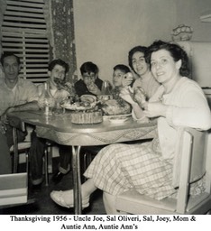 Thanksgiving 1956 - Family, Auntie   Ann's1